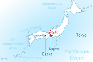 Präfektur Aichi in Japan