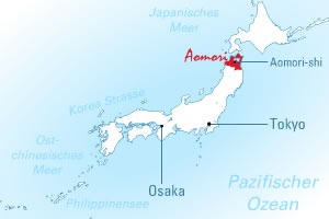 Präfektur Aomori in Japan