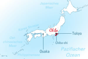 Präfektur Chiba in Japan