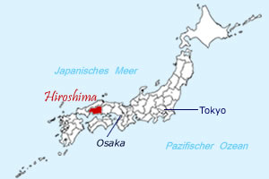 Präfektur Hiroshima in Japan